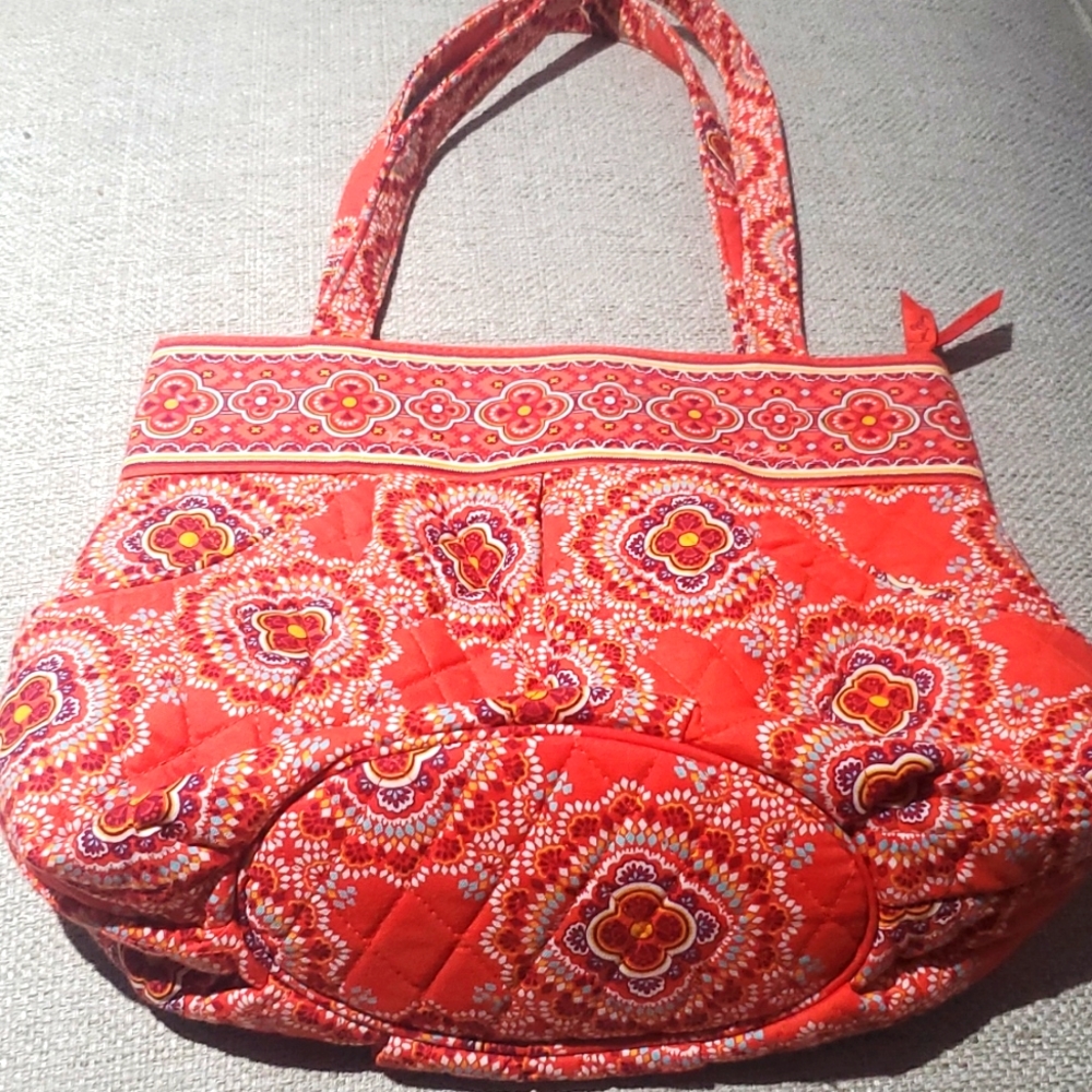 Vera Bradley Paprika Satchel retired 2009 nwot medium
